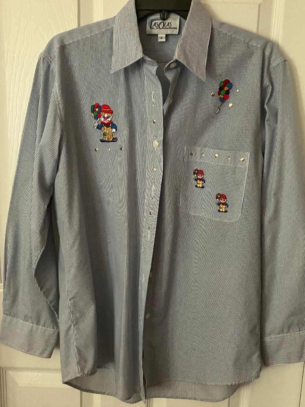 VTG LasOlas by Loved International Ladies' Button-down Shirt/Blouse/Top Size S